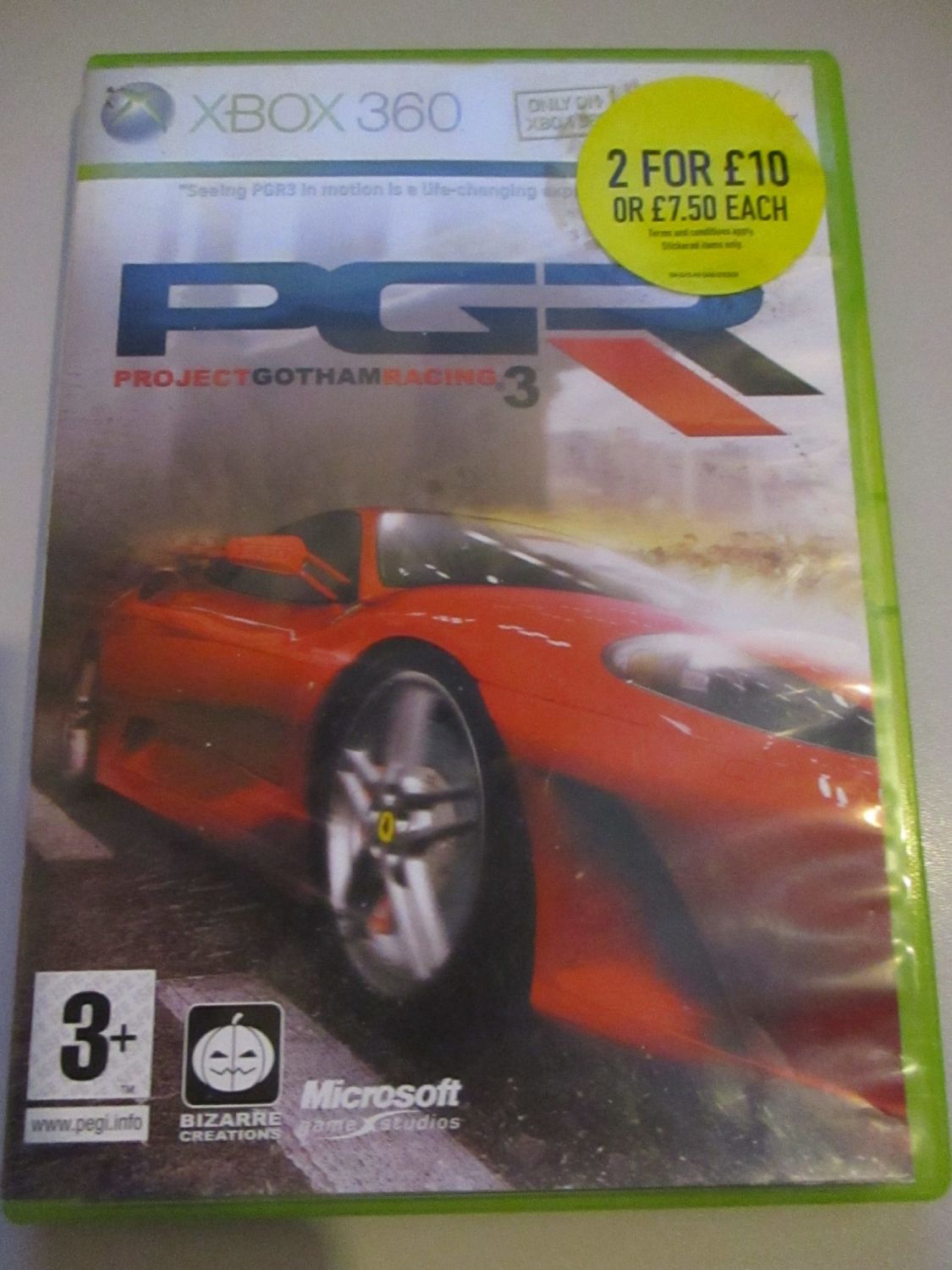 PGR3 - Project Gotham Racing 3 - Xbox 360 Game