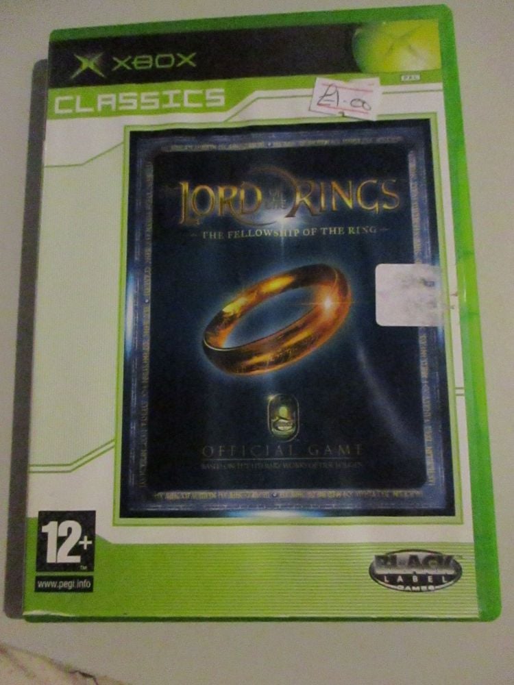 Lord Of The Rings - Fellowship Of The Rings - Xbox Original Game