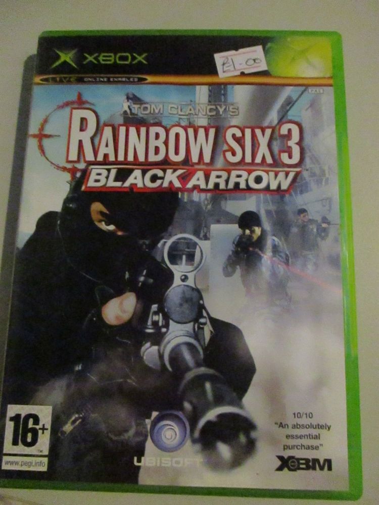 Tom Clancys Rainbow Six Black Arrow - Xbox Original Game