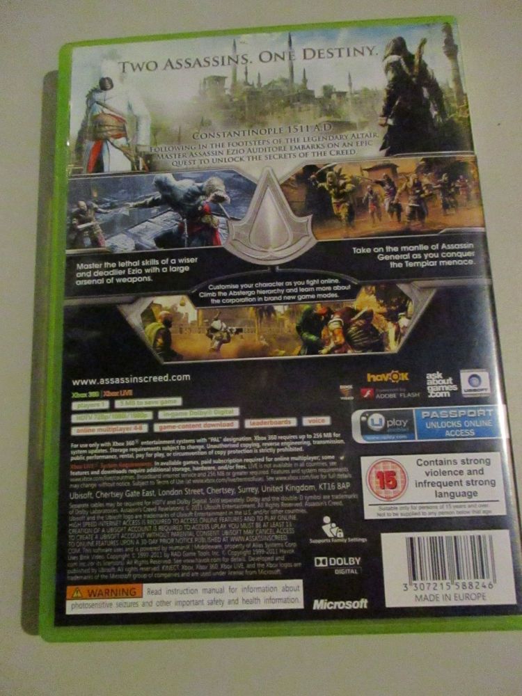Assassins Creed Revelations - Xbox 360 Game