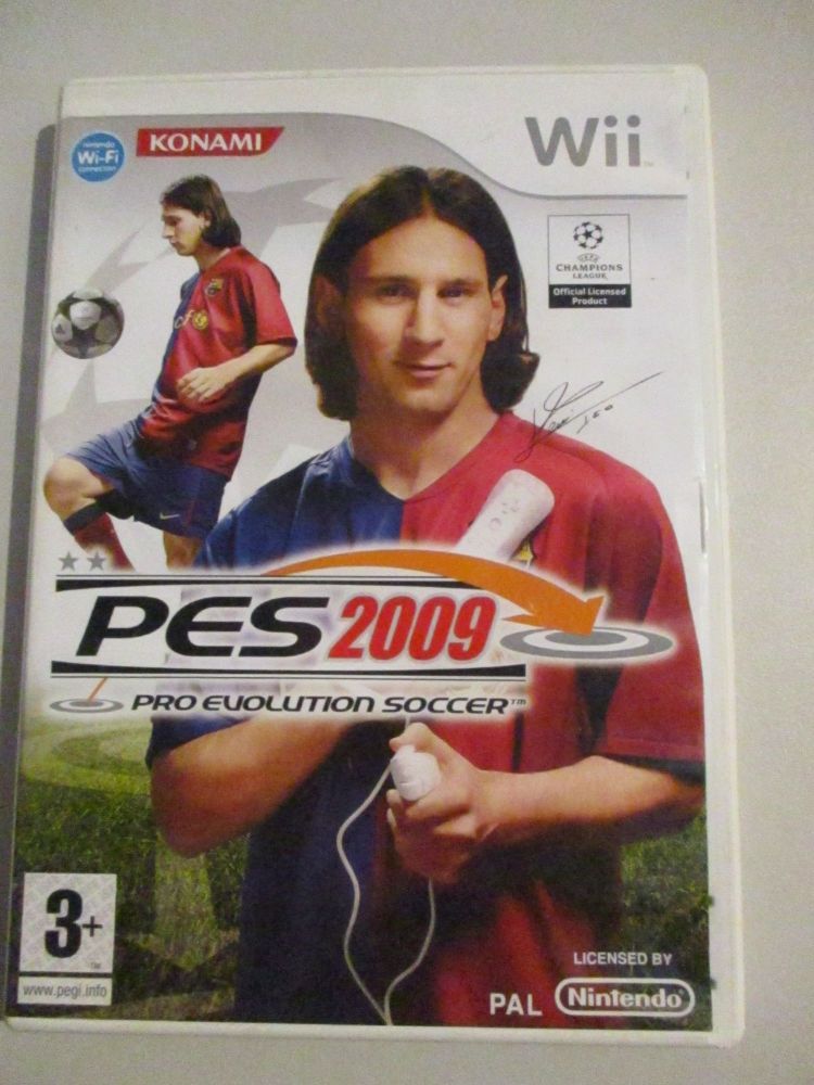 PES 2009 Pro Evolution Soccer - Nintendo Wii Game