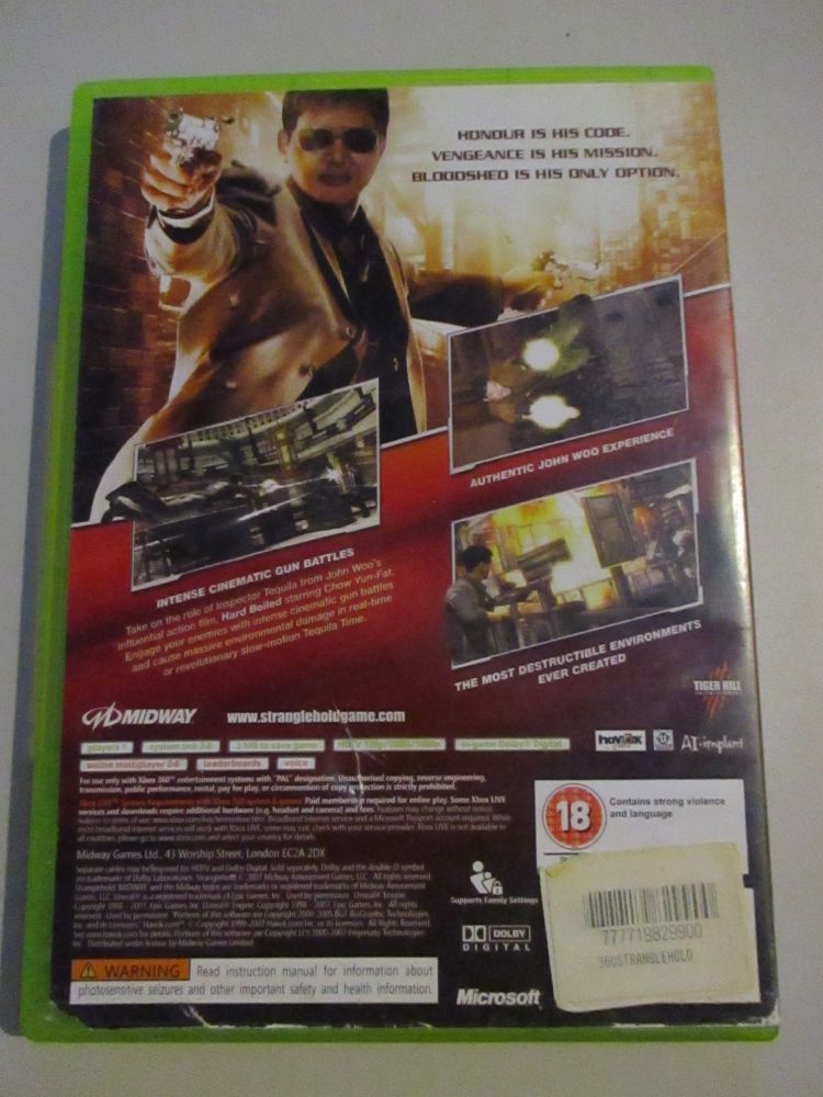 John Woo Presents Stranglehold - Xbox 360 Game