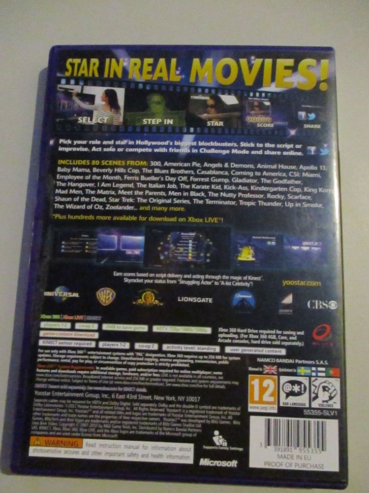 Yoostar 2 In The Movies - Xbox 360 Game
