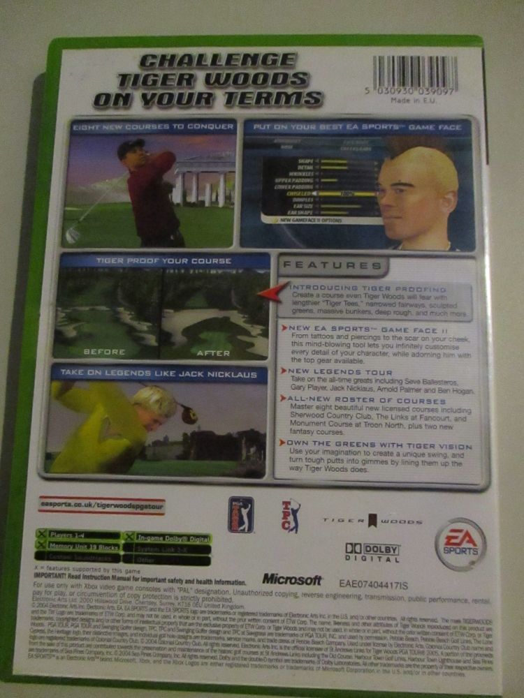 Tiger Woods PGA Tour 2005 - Xbox Original Game