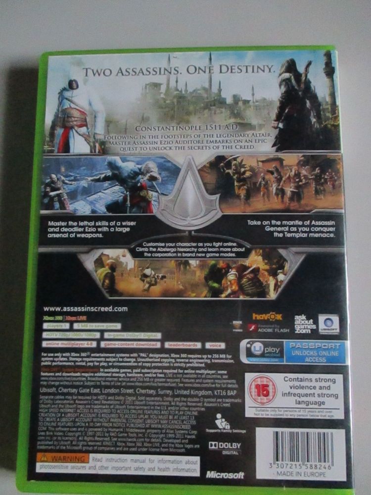 Assassins Creed Revelations - Xbox 360 Game