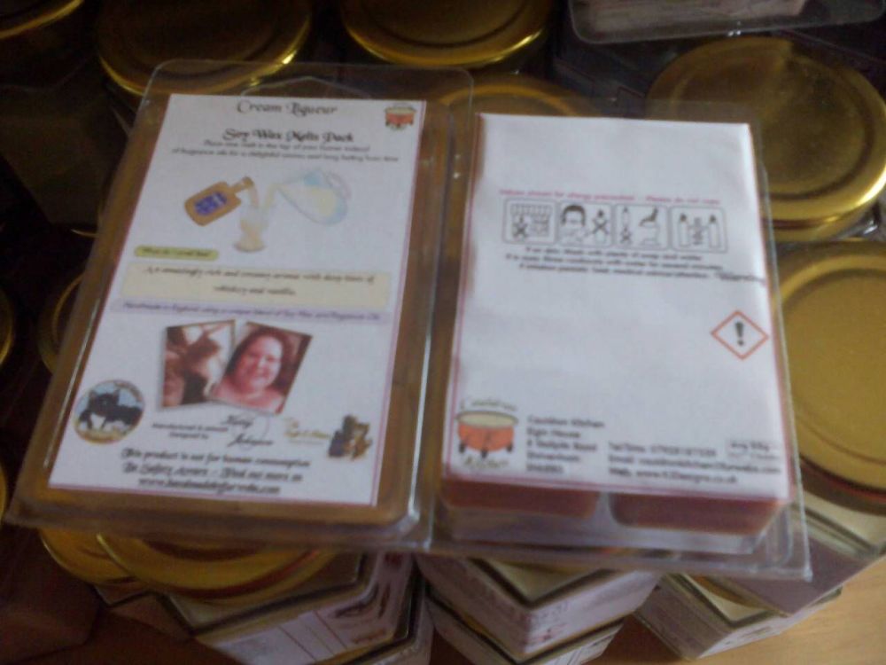 Cream Liqueur Scented Soy Wax Melts Pack