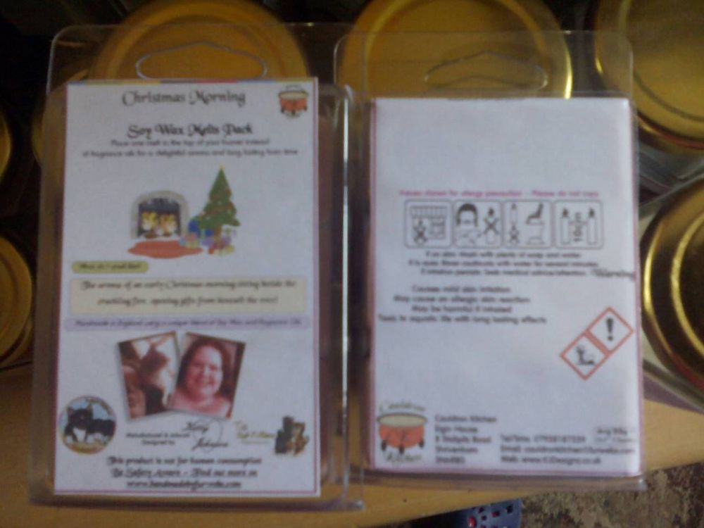 Christmas Morning Scented Soy Wax Melts Pack