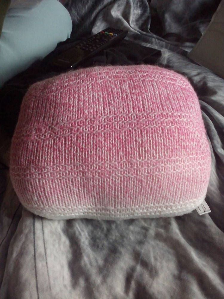 White and Pink Rainbow Sedge Cushion
