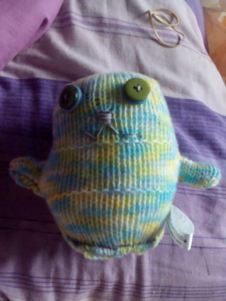 Blue and Green with Blue/Green Eyes Midi Ted
