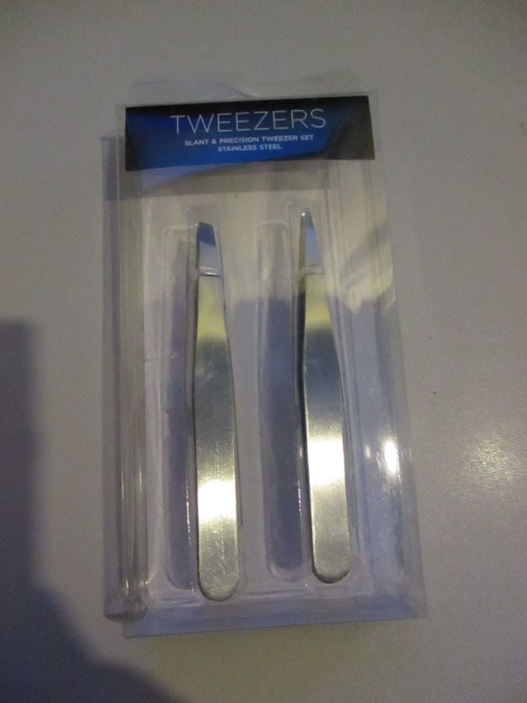 Stainless Steel Tweezers 2pk - Bisou