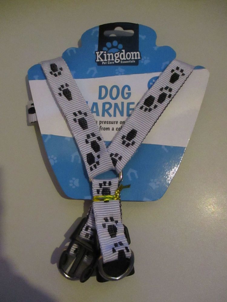 10Kg White Dog Harness - Kingdom