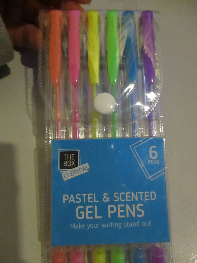 Pastel & Scented Gel Pens 6pk