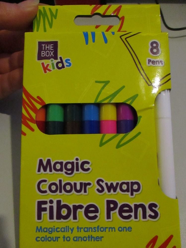 Magical Colour Swap Fibre Pens 8pk