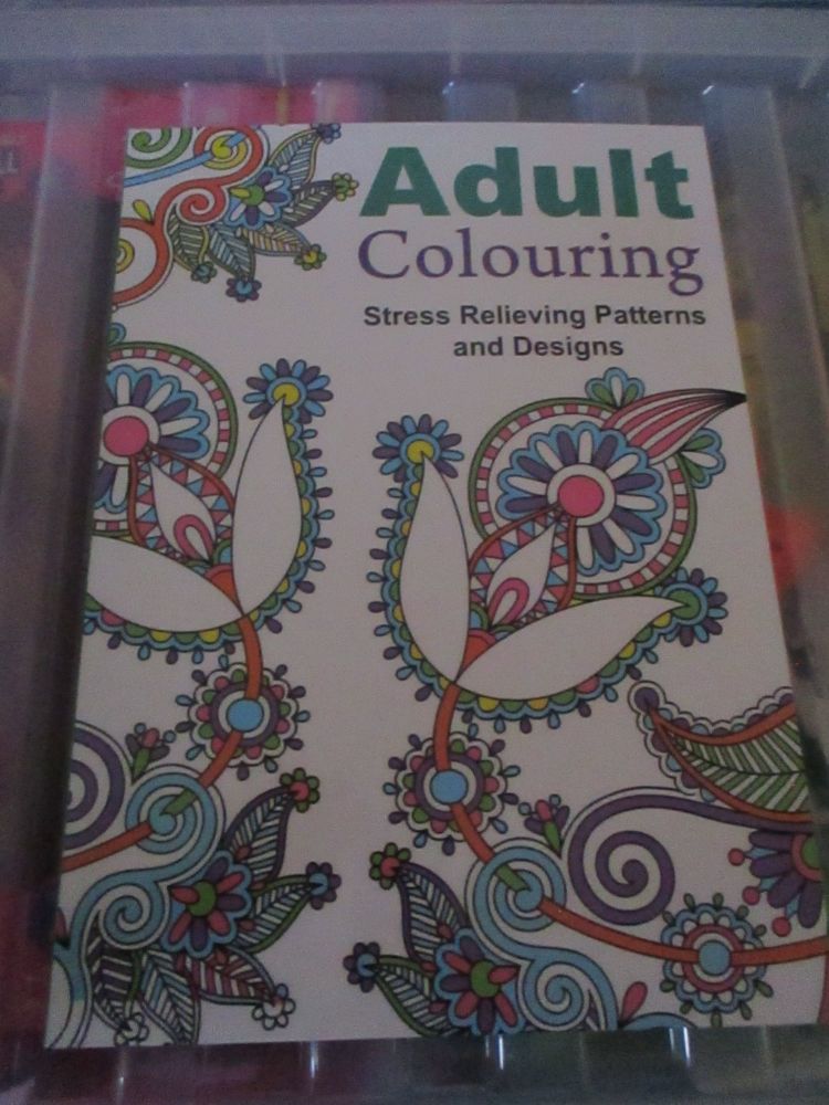 Green Twirly Cover - Adult Colouring - 24pg Colouring Book