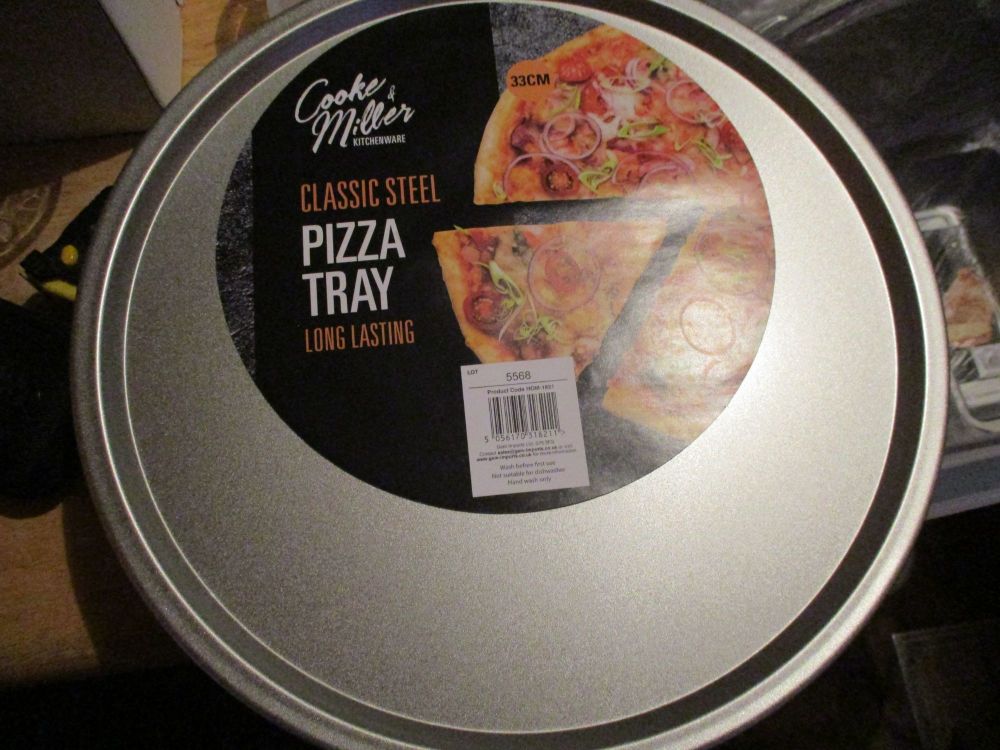Classic Steel Pizza Tray Cooke & Miller