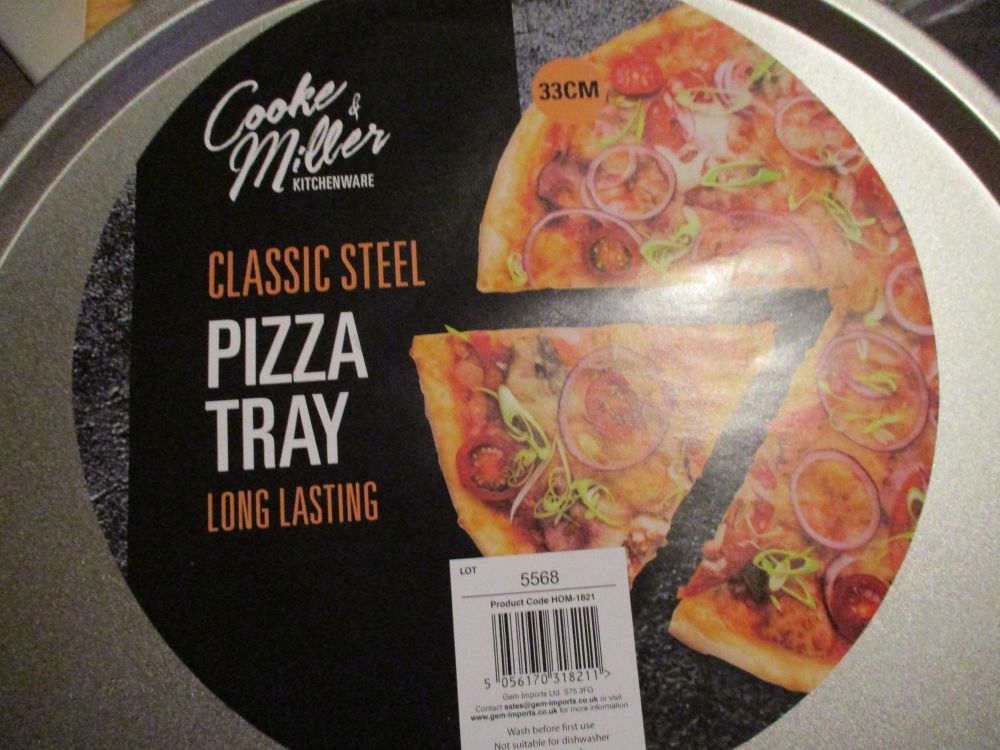 Classic Steel Pizza Tray Cooke & Miller