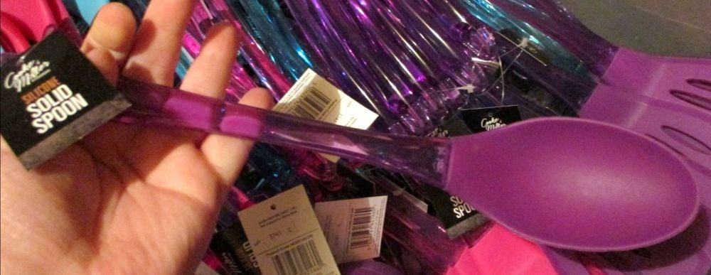 Purple Silicone & Plastic Solid Spoon - Cooke & Miller