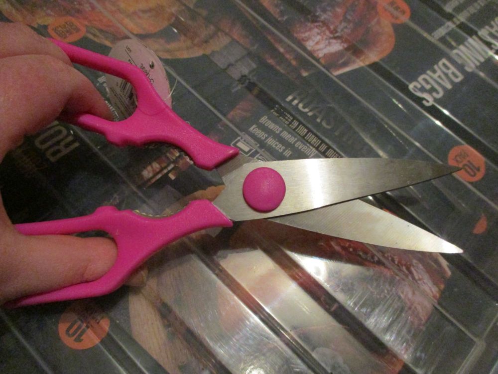 Pink Plastic & Stainless Steel Kitchen Scissors - Cooke & Miller