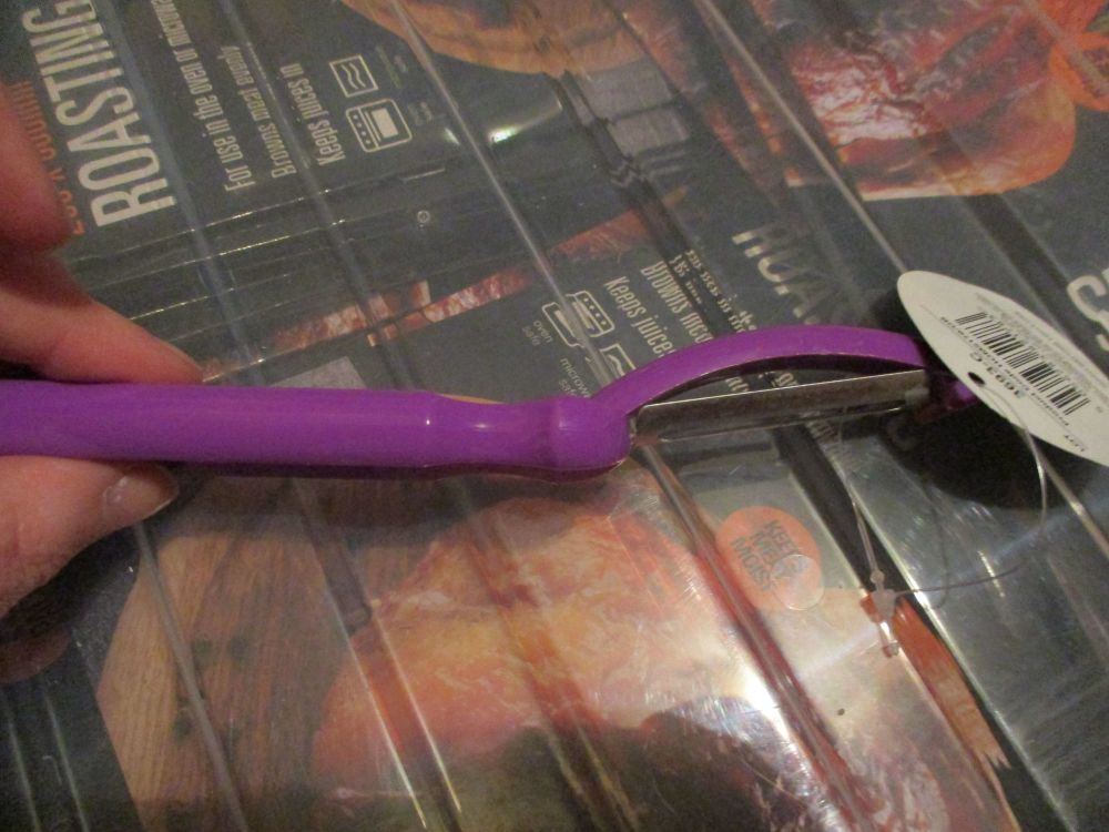 Purple Plastic & Stainless Steel Kitchen Peeler - Cooke & Miller