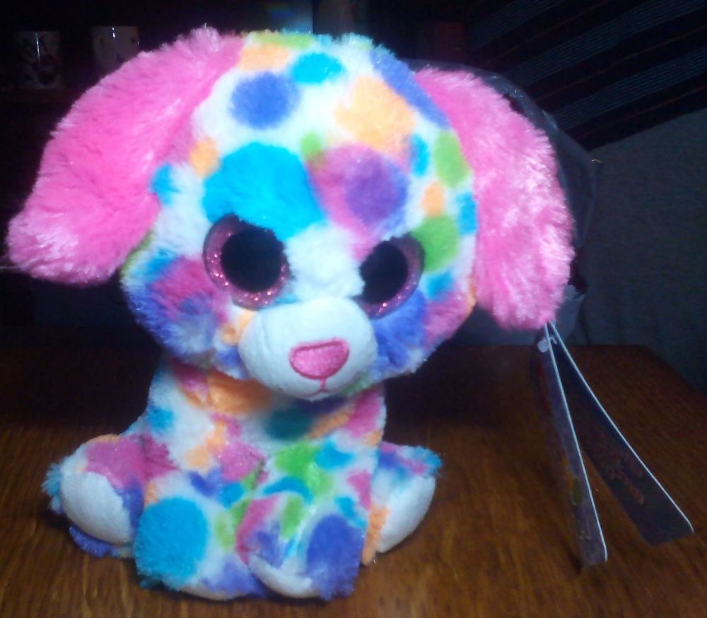 (*)Disco Multicoloured Dog - Goshie Friends Beanie