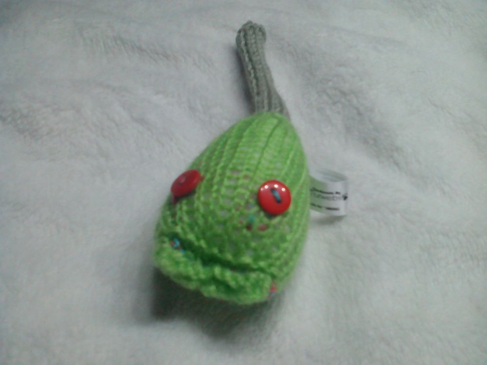 Green And Grey with Red Eyes Mini Meeser