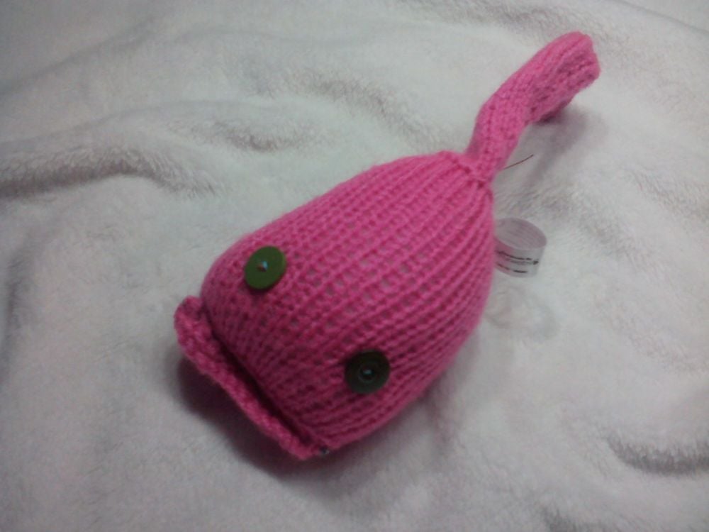 Vivid Pink with Solid Green Eyes Midi Meeser