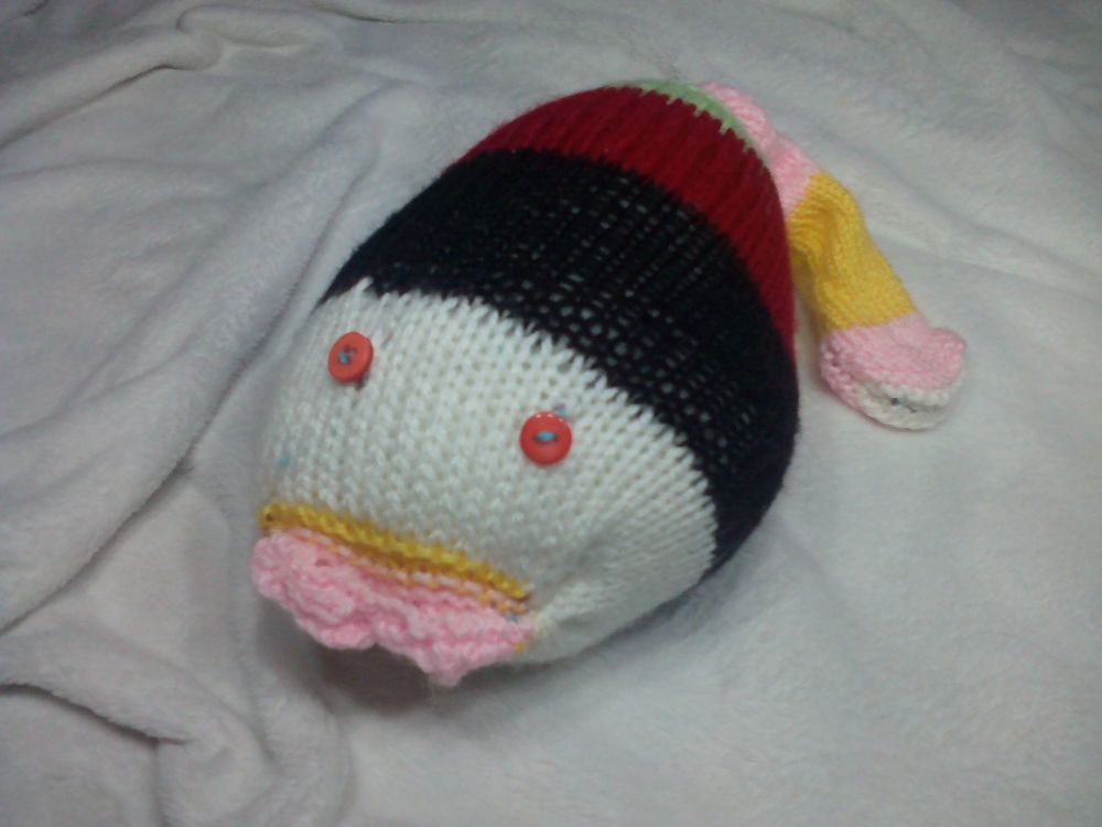 Pink Yellow White Black Burgundy Mint with Red Beady Eyes Jumbo Meeser
