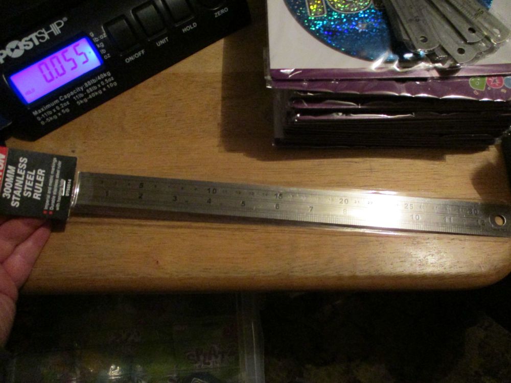30cm Stainless Steel Craft Measurement Ruler -Dekton