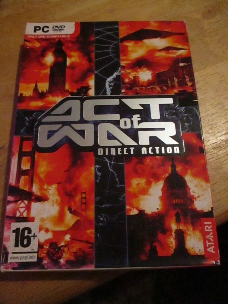 PC DVD Act Of War Direct Action.