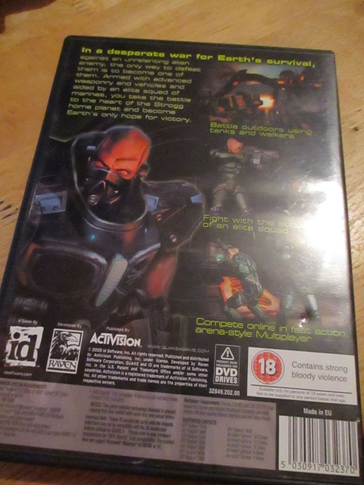 Pc Dvd-Rom Quake 4
