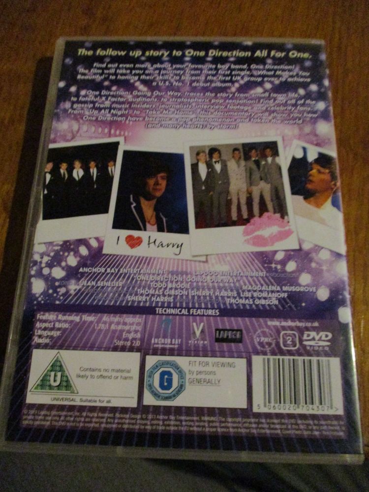 One Direction - Going Our Way DVD