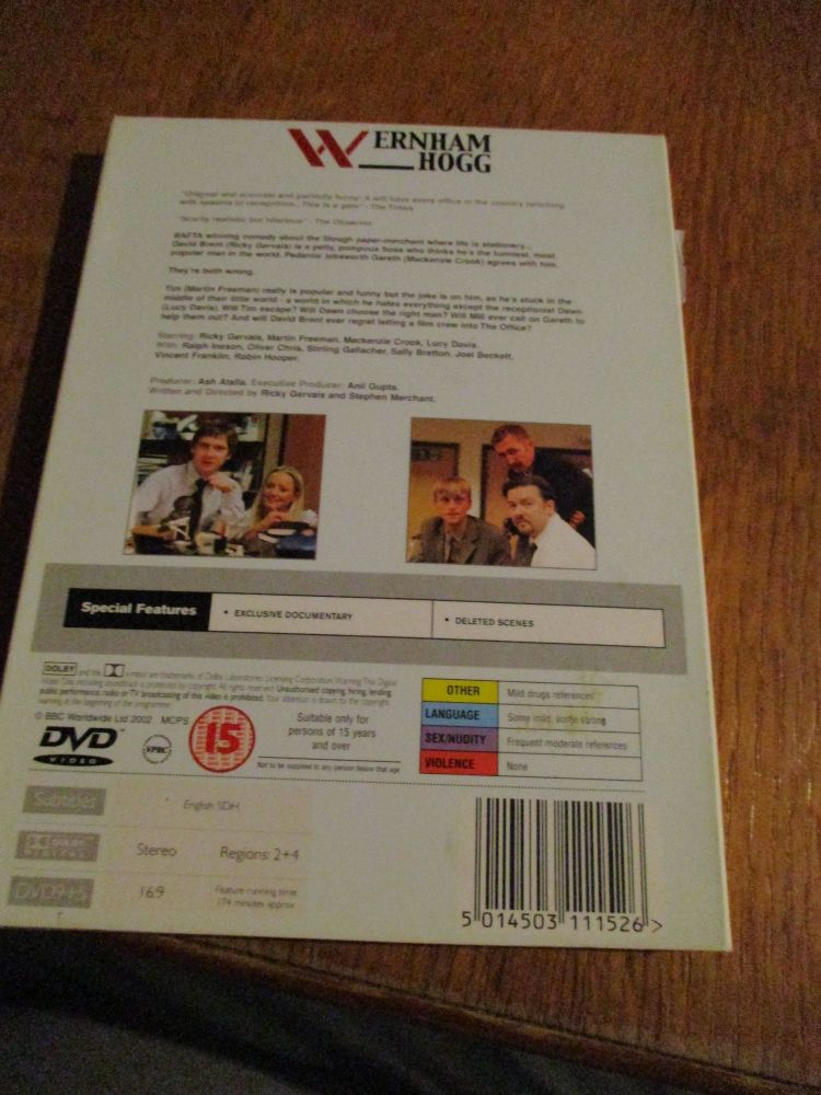 The Office Complete First Series - Loose Cardboard Case DVD