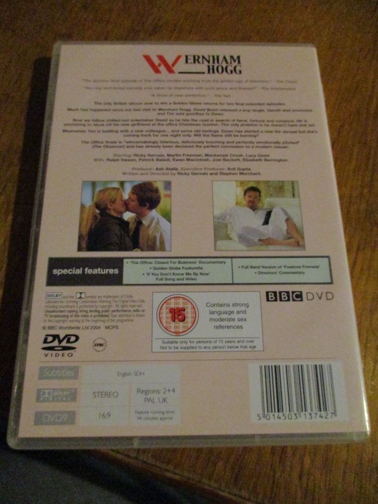 The Office the Christmas Specials DVD