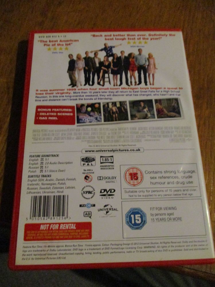American Pie - Reunion DVD