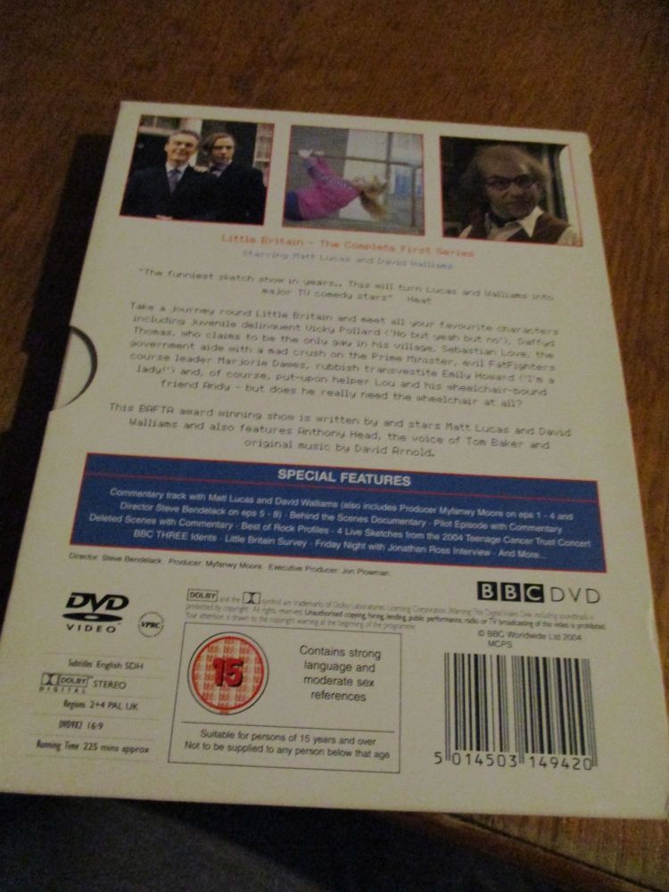 Little Britain Complete First Series - Cardboard Fold Case in Sleeve DVD
