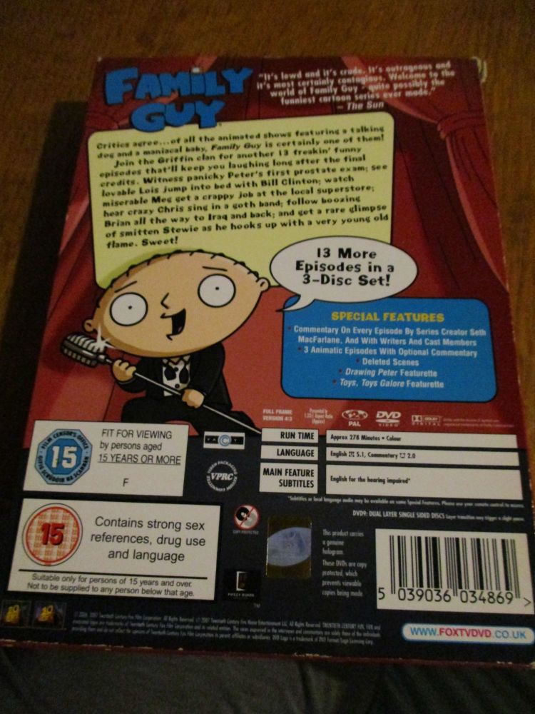 Family Guy - Season 6 DVD