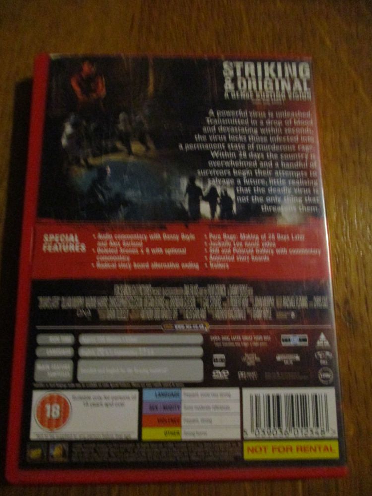 28 Days Later DVD