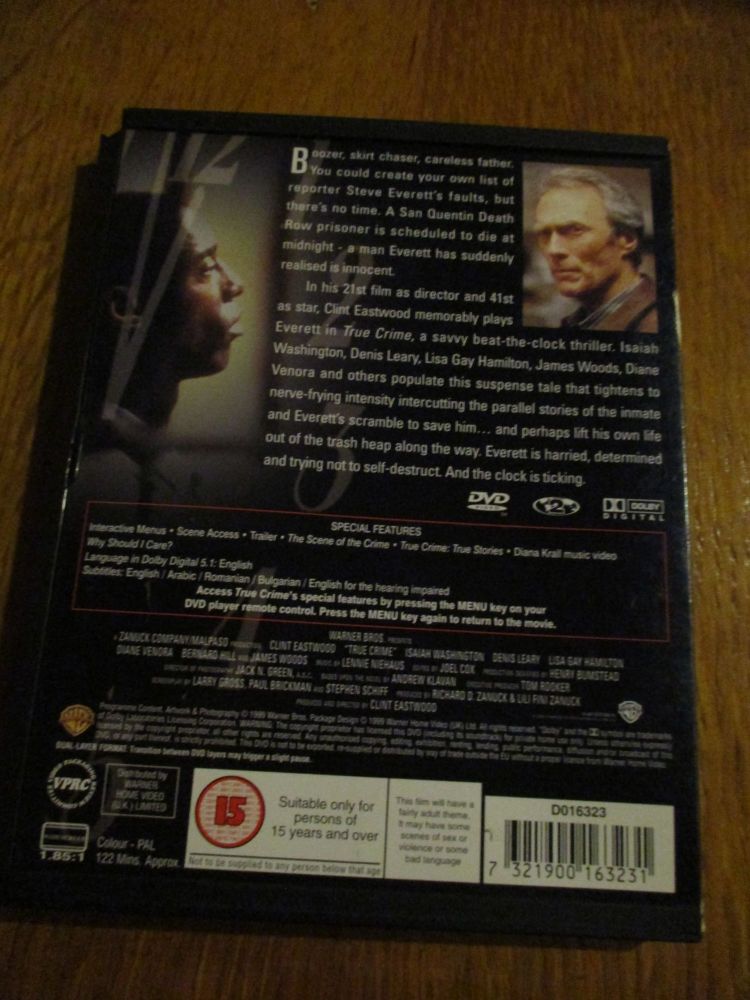True Crime - Clint Eastwood DVD