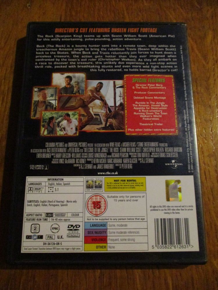 Welcome To The Jungle DVD