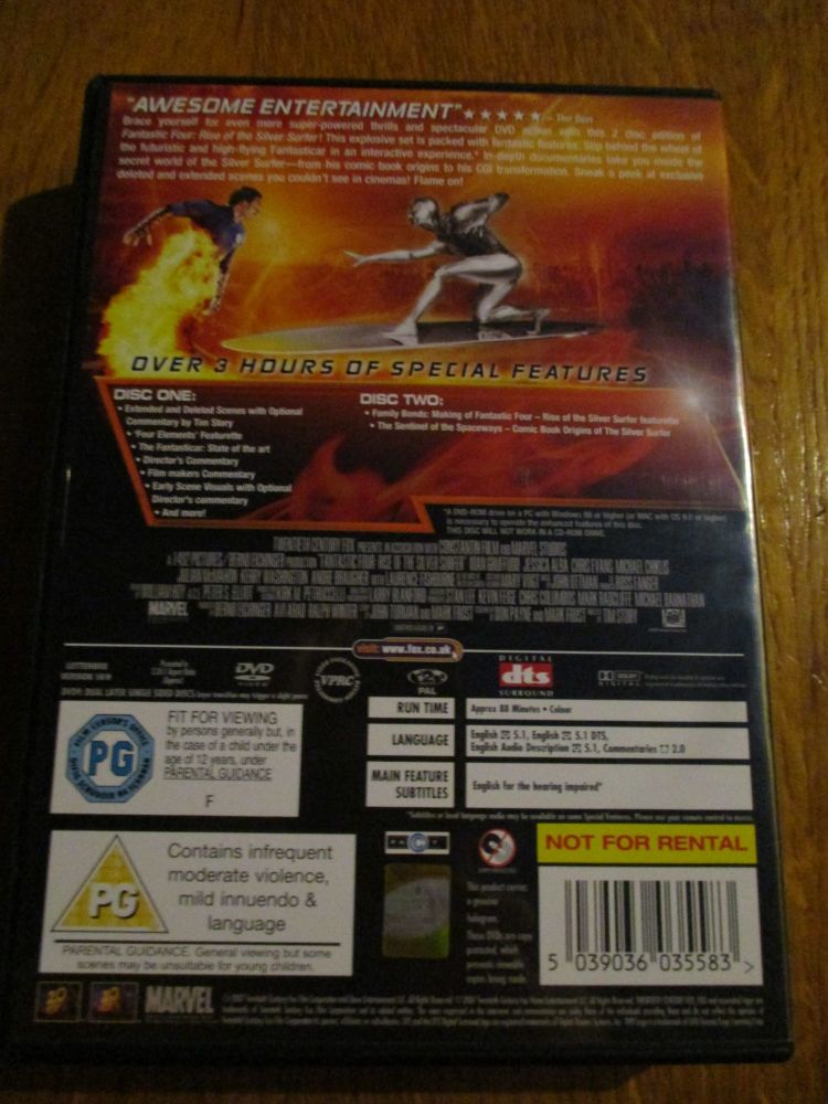 Fantastic 4 - Rise Of The Silver Surfer DVD