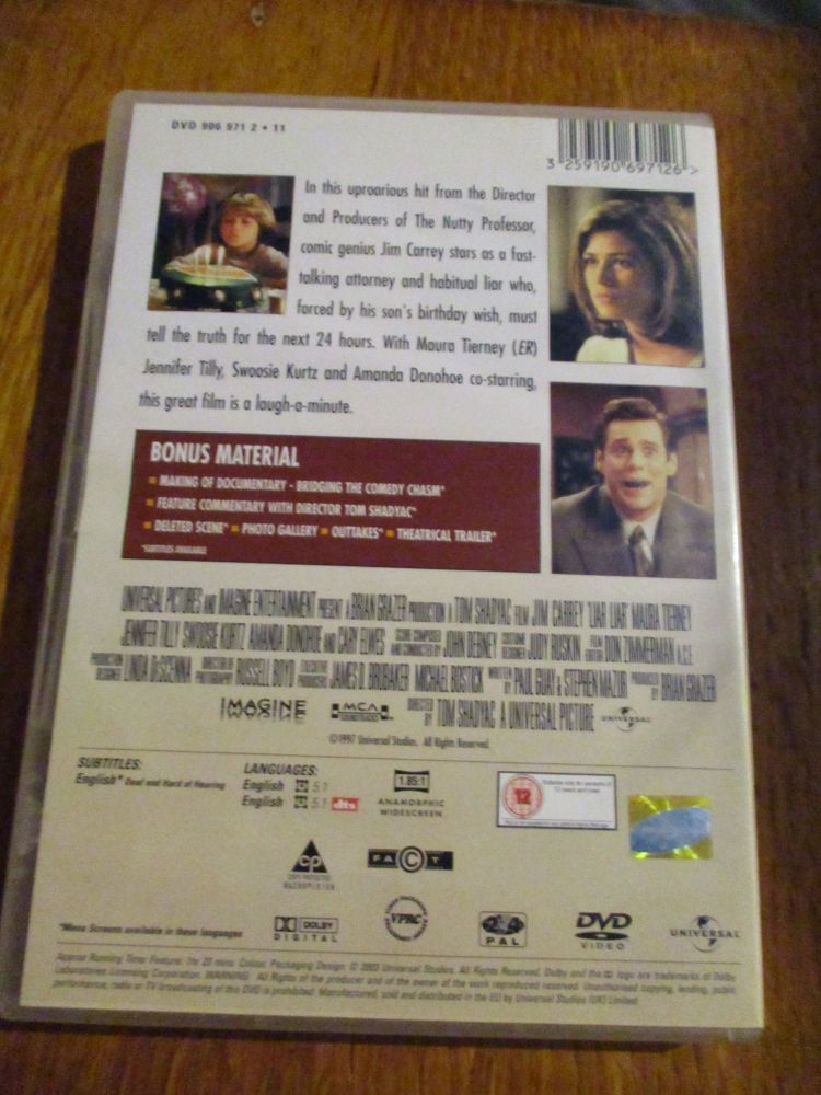 Liar Liar - Jim Carrey - DVD