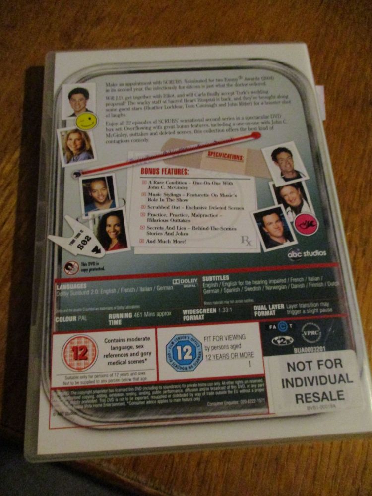 Scrubs Complete Series 2 - Very Good- DVD