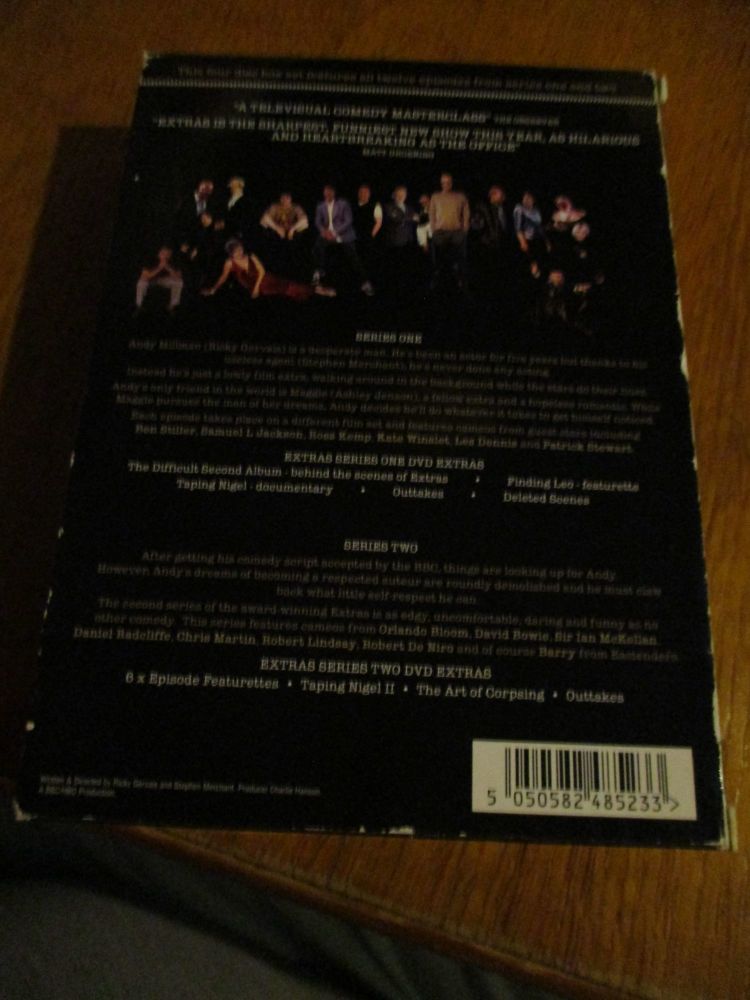 Extras Series 1 and 2 Complete - DVD