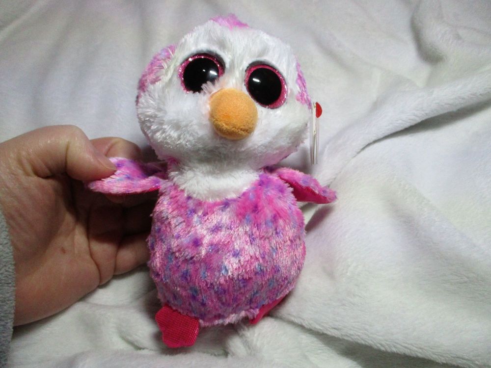 Glider the Pink Owl - TY Beanie Boos