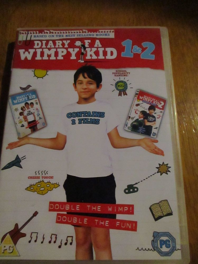 Diary Of A Wimpy Kid 1 & 2 - Dvd