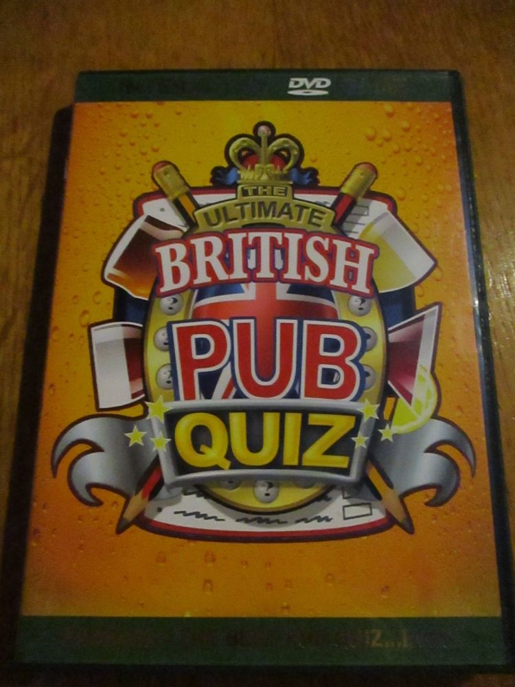 The Ultimate British Pub Quiz DVD Game - Dvd