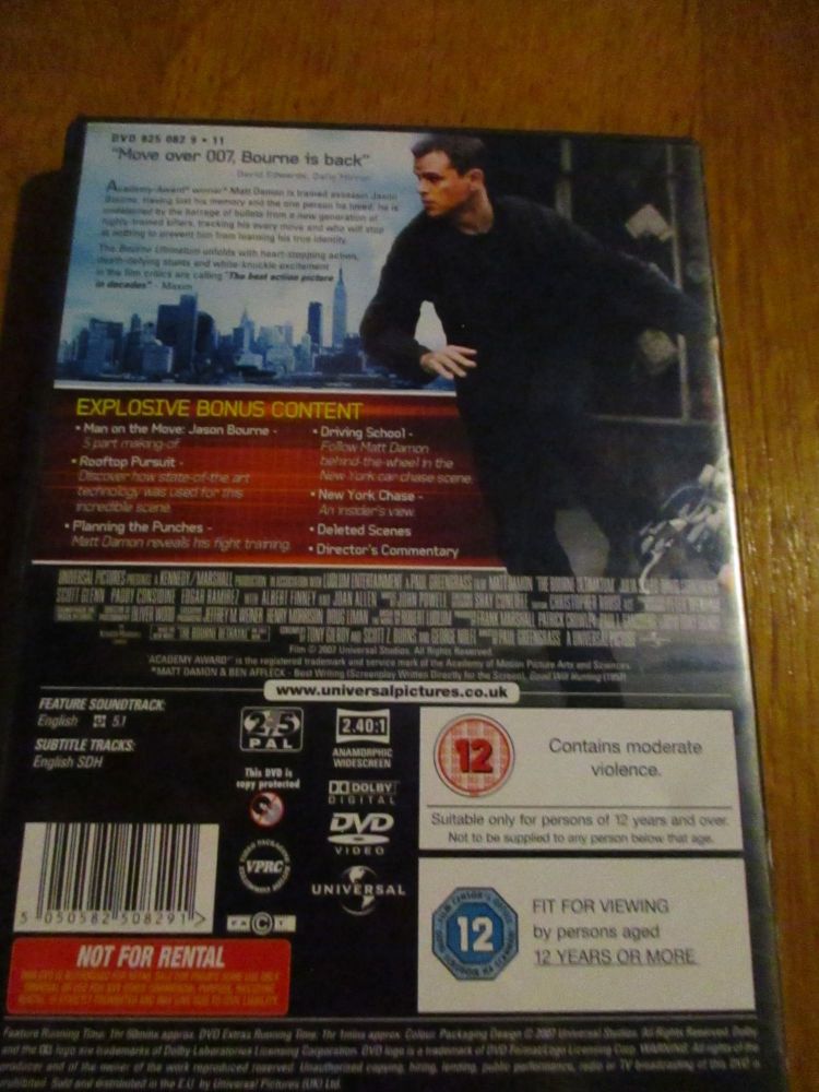 The Bourne Ultimatum - Dvd