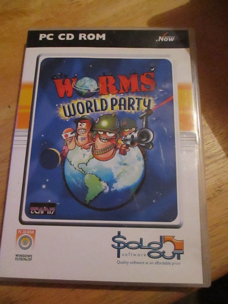 Pc Cd-Rom Worms World Party
