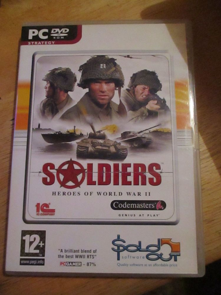 Pc Dvd Soldiers Heroes Of World War 2 [wrinkled cover]