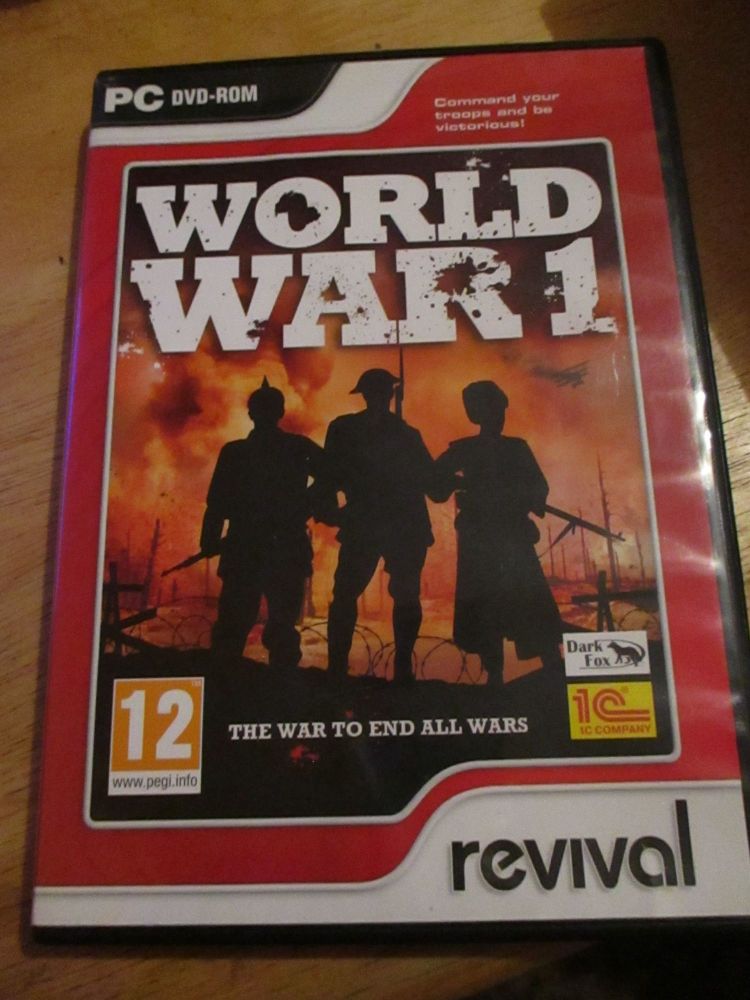 Pc Dvd. World War One